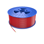 BOBINA CABLE ELECTRICO ROJO